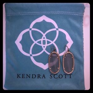 Kendra Scott Slate Elle Earrings in Gold